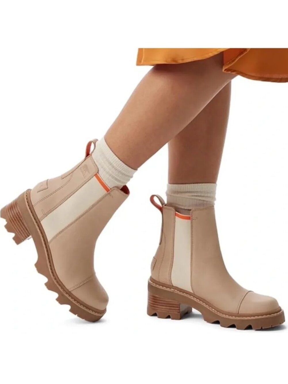 Sorel Joan Now Chelsea Boot Honest Beige 10
